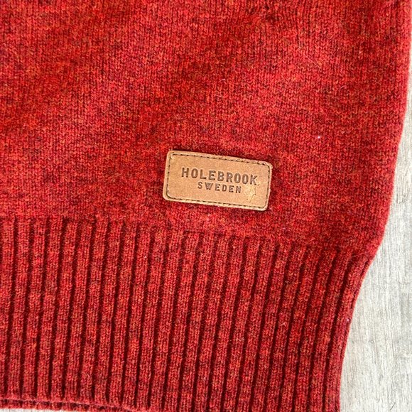 Holebrook Sweden 100% Lambswool Crewneck Sweater (size M) - Picture 4 of 10